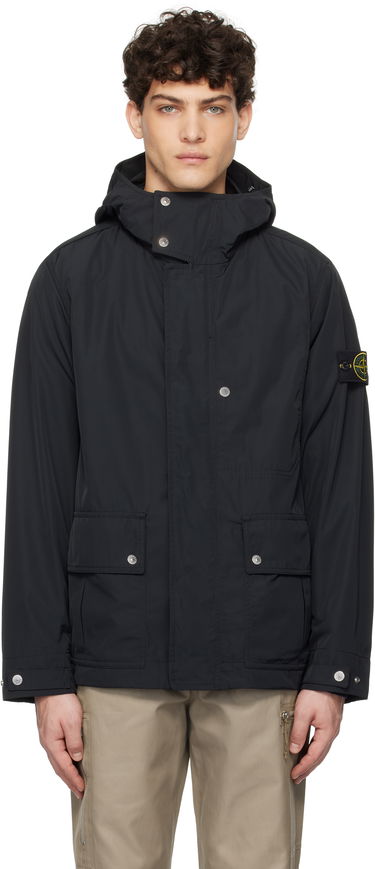 Парка Stone Island Stone Island Micro Twill Parka Черно | K1S15 4100006 S0026, 0