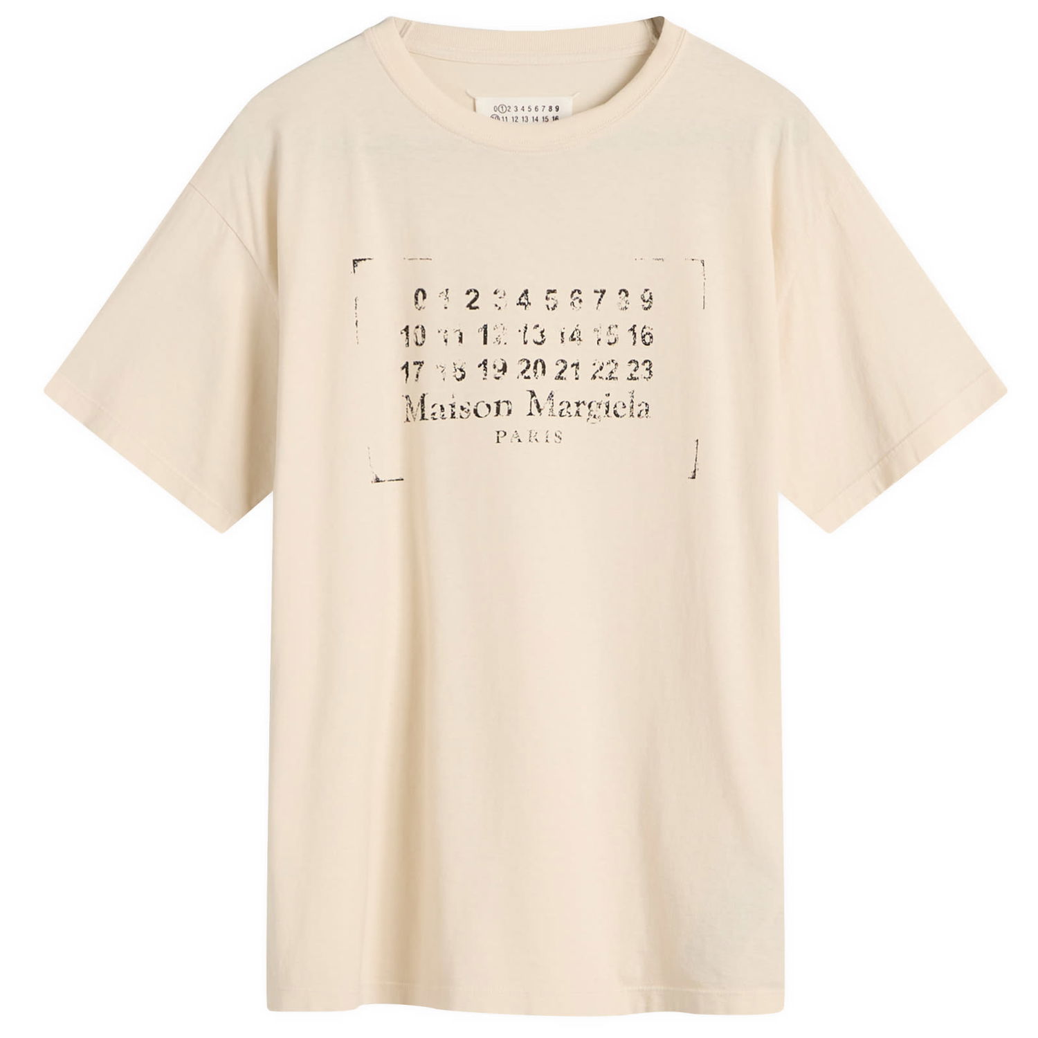 Тениска Maison Margiela Maison Margiela Logo T-Shirt, Size Large Бежово | S51GC0534S24575103, 0