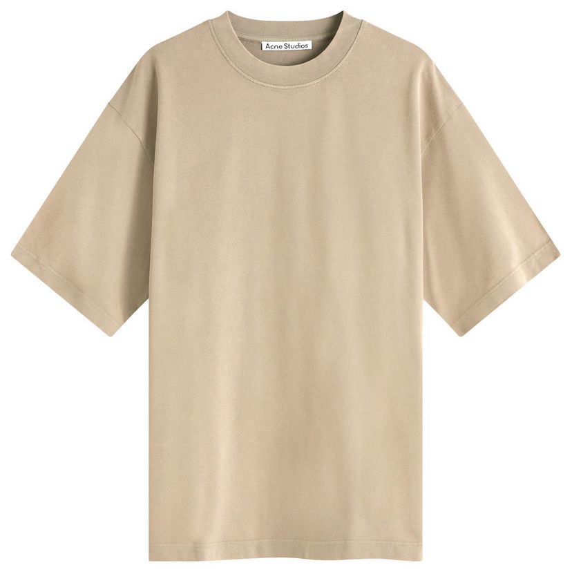 Тениска Acne Studios Exford Vintage T-Shirt Бежово | CL0218-DIA