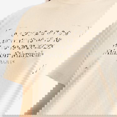 Тениска Maison Margiela Maison Margiela Logo T-Shirt, Size Large Бежово | S51GC0534S24575103, 5