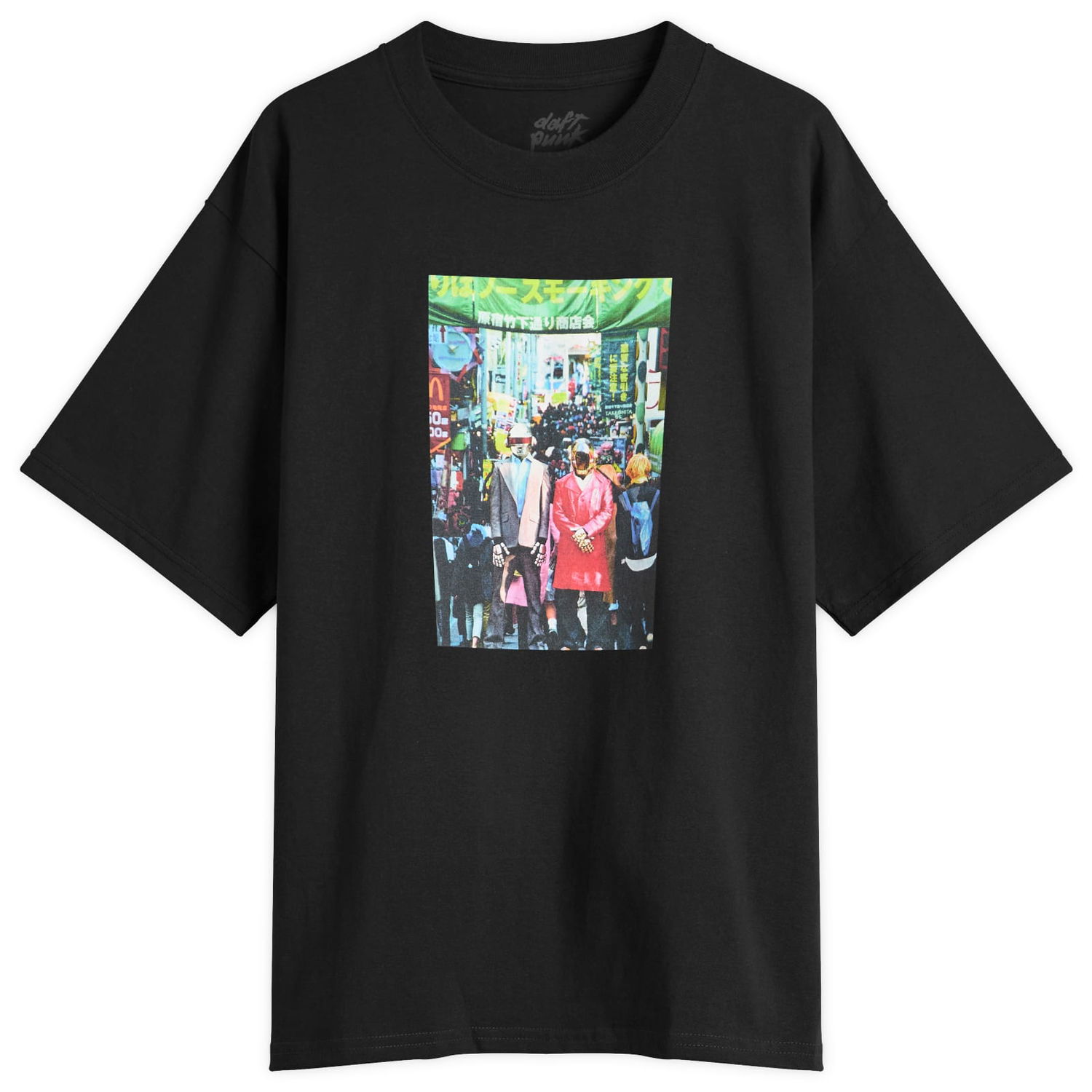 Тениска Pleasures Pleasures Harajuku Graphic T-Shirt Черно | P25DP018-BLK, 0