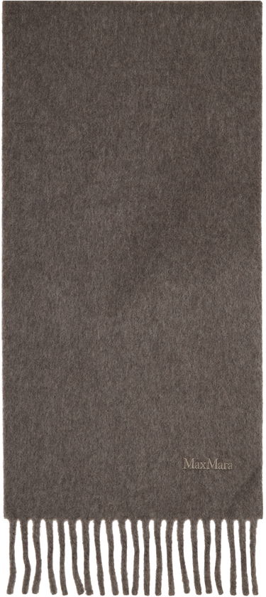 Шал Max Mara Scilli Fringed Scarf Тъмно синьо | 2524546052600, 2