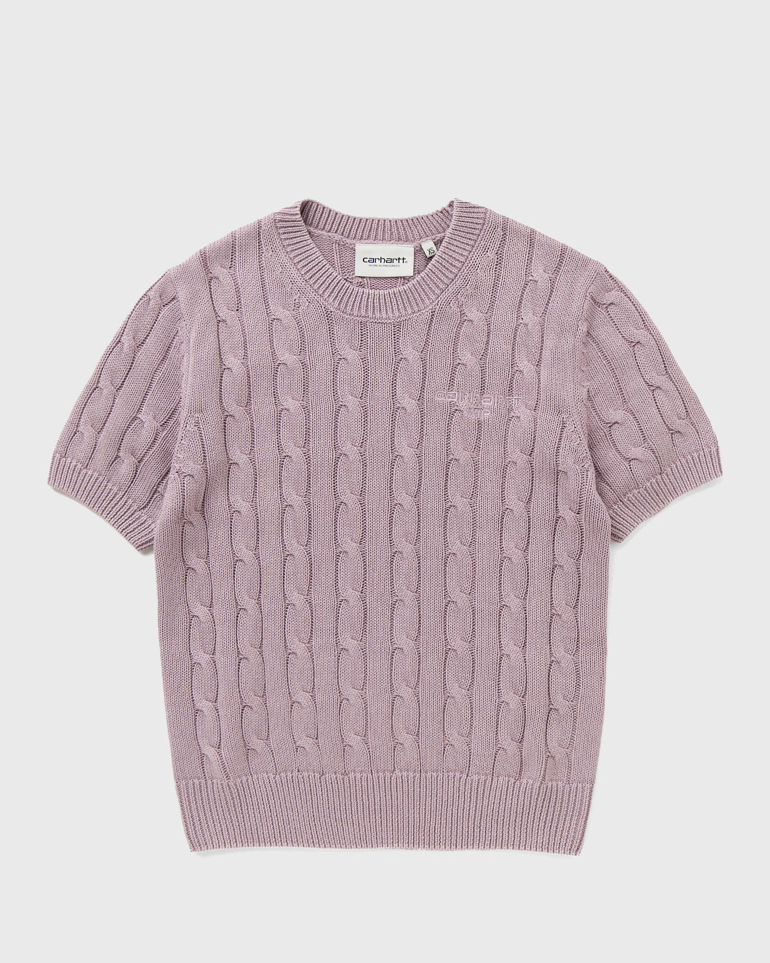 Тениска Carhartt WIP Women's Carter Knitted T-Shirt Лилаво | I035181-2ZV.GD, 0