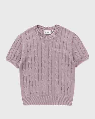 Тениска Carhartt WIP Women's Carter Knitted T-Shirt Лилаво | I035181-2ZV.GD, 0