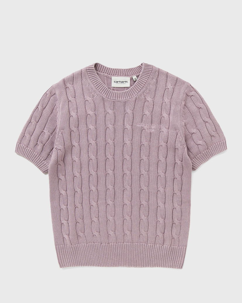 Тениска Carhartt WIP Women's Carter Knitted T-Shirt Лилаво | I035181-2ZV.GD
