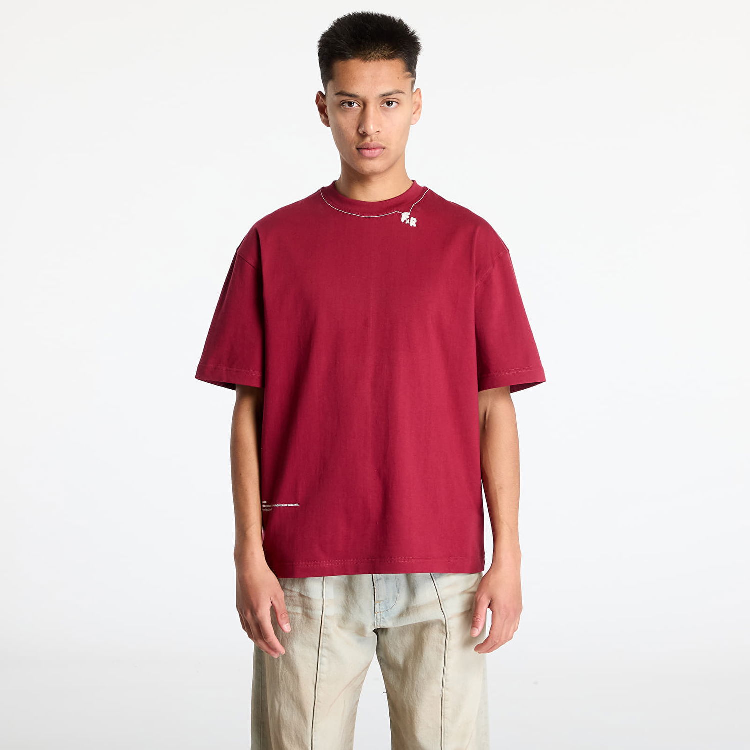 Тениска Footshop FTSHP RFTW T-Shirt Бургунди | FTSHP_343, 0