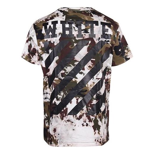 Тениска Off-White Camouflage Short Sleeve T-Shirt Многоцветен | OMAA004S160890049910, 0
