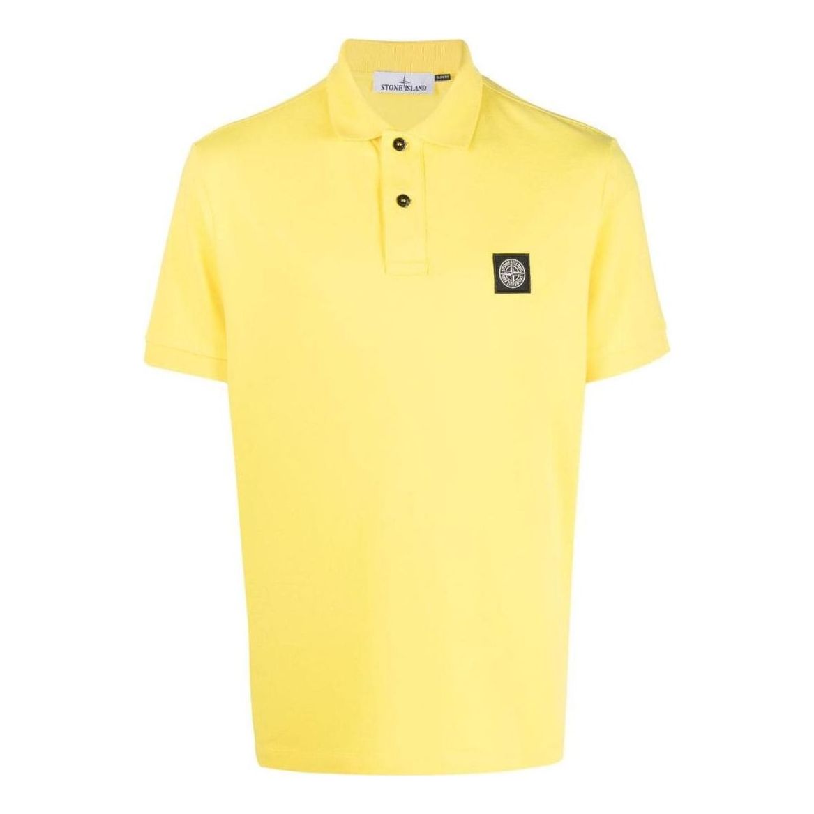 Поло тениска Stone Island Stone Island Logo Patch Polo Shirt Жълто | 10152SC17-V0030, 0