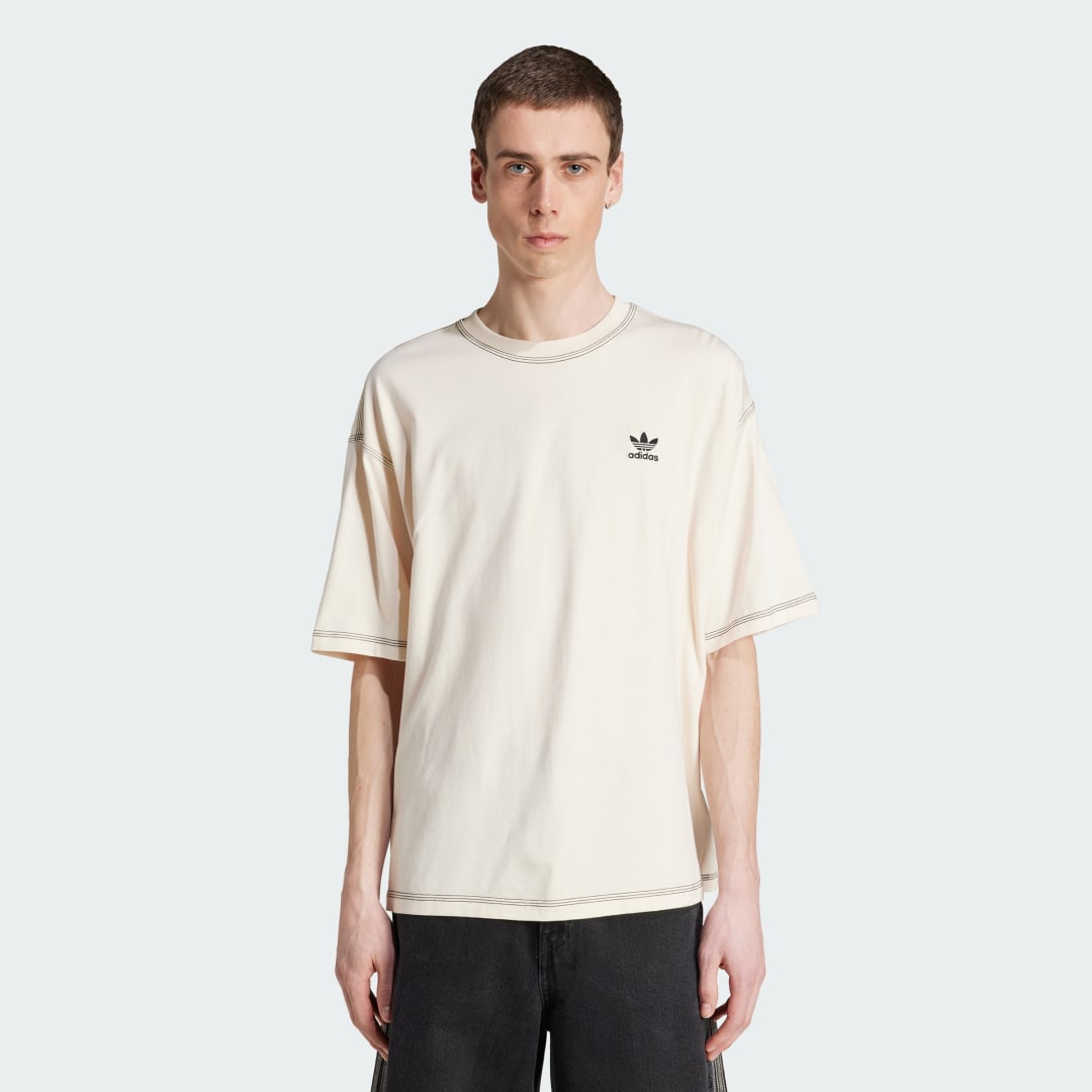 Тениска adidas Performance Trefoil Essentials T-Shirt Бежово | JW0970, 0