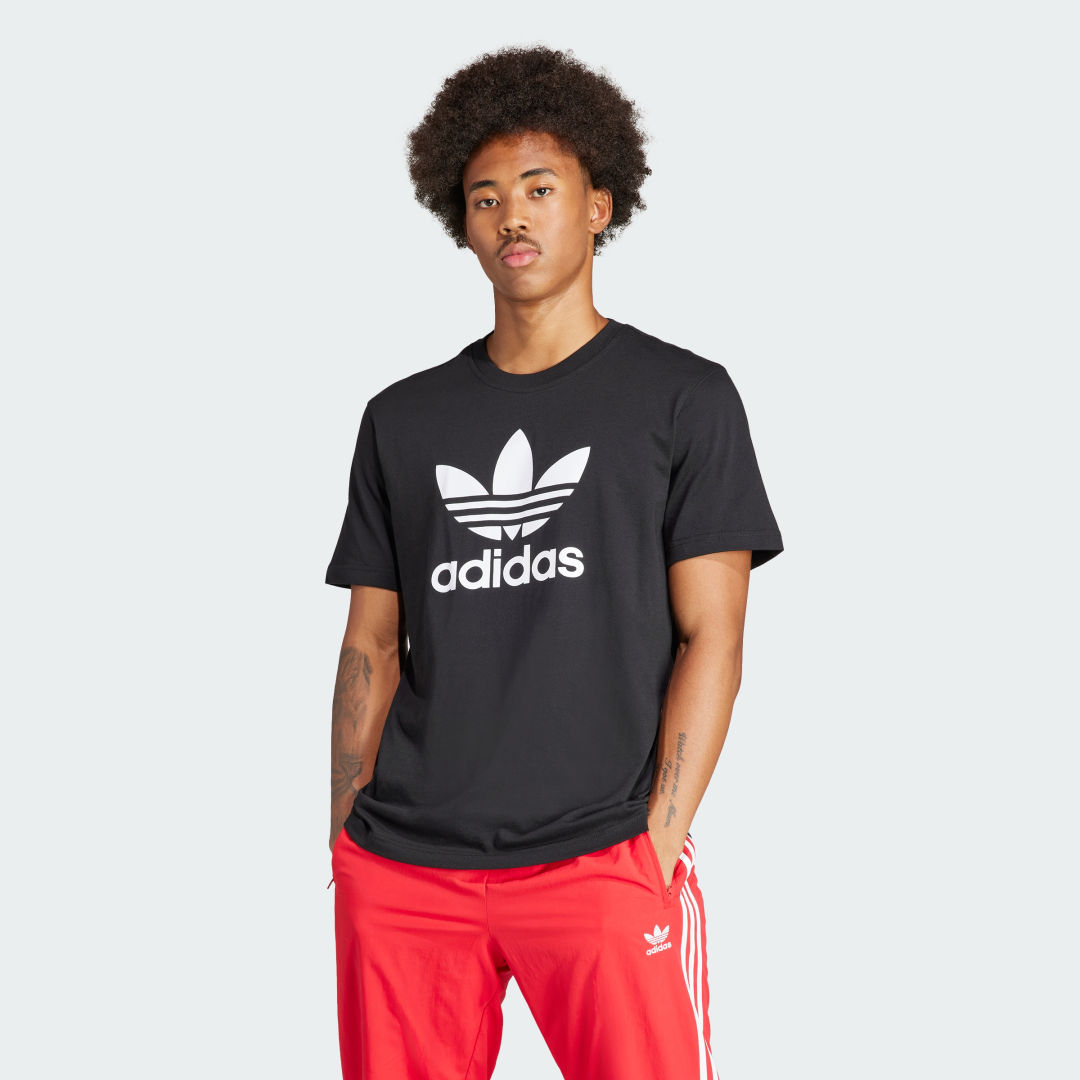 Тениска adidas Originals Adicolor Trefoil Tee Черно | IU2364, 1