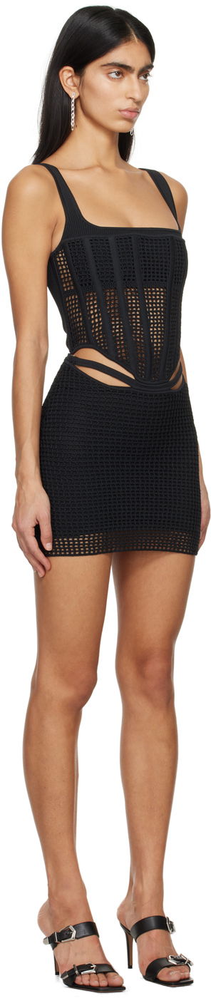Pокля Dion Lee Cutout Detail Mini Dress Бежово | A7769PS24, 4