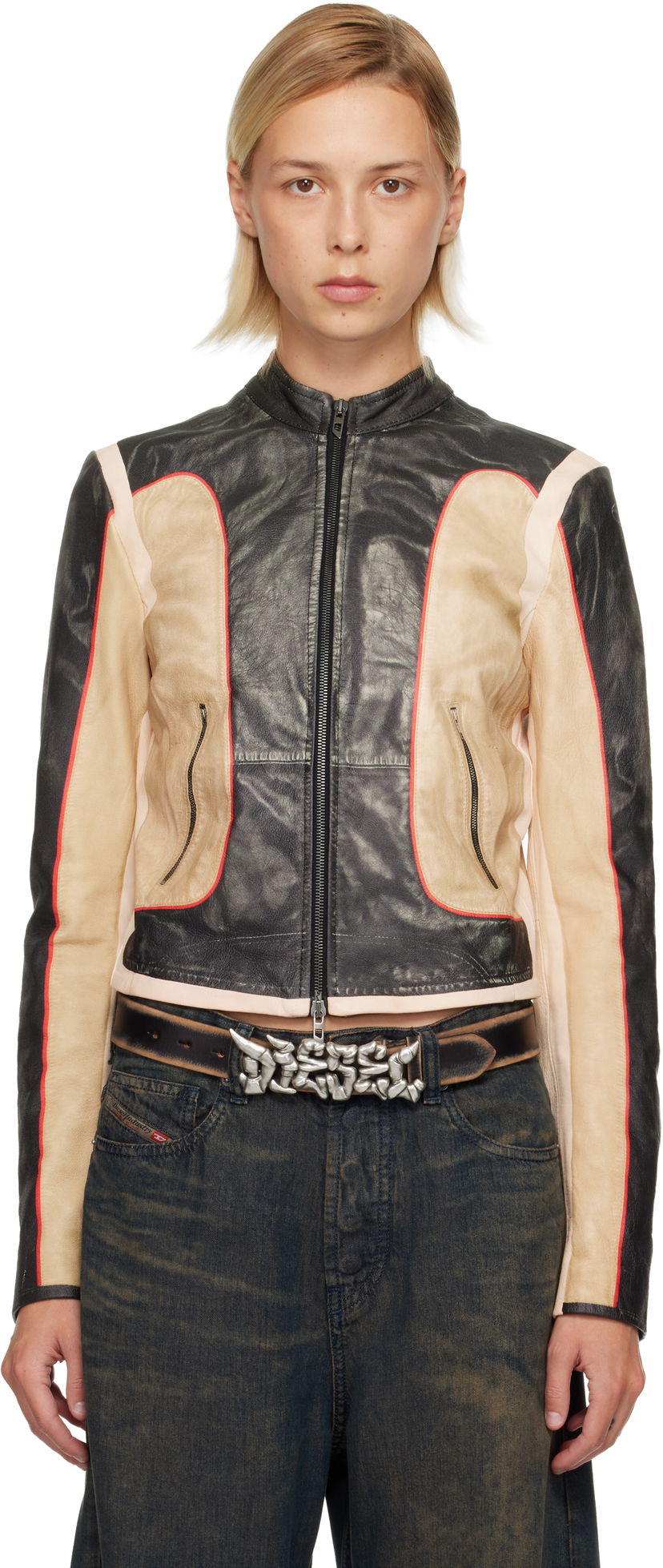 Яке Diesel L-Oonie Leather Jacket Многоцветен | A19382 0DEBV