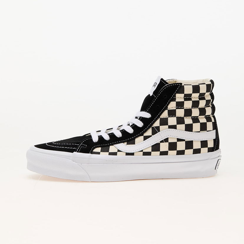 Скеитбординг Vans Sk8-Hi Reissue 38 LX Checkerboard Черно | VN000CR02BO1