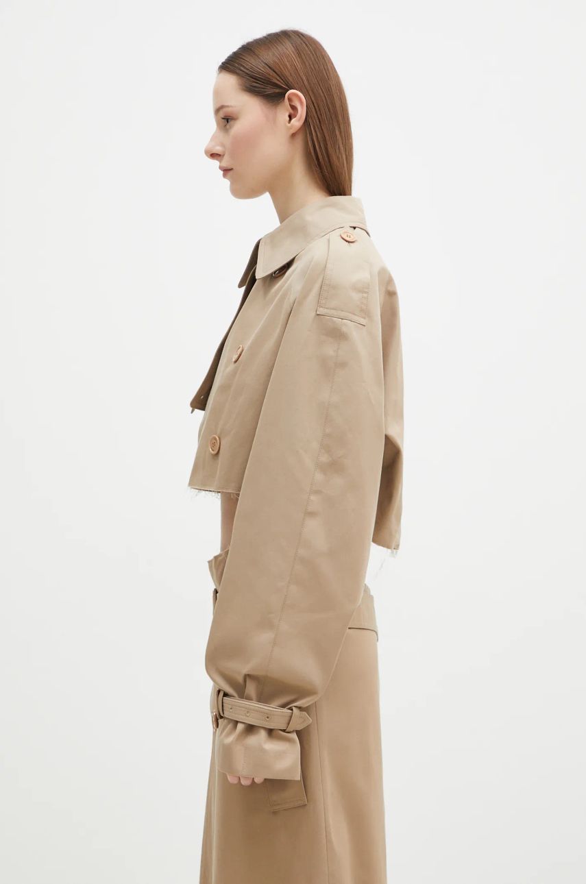 Тренчкот VETEMENTS VETEMENTS Deconstructed Trench Coat Бежово | WA66JA400S, 1