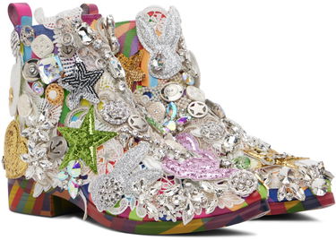Облекло Comme des Garçons Comme des Garçons Kids Love Gaite Edition Embellished Chelsea Boots Многоцветен | GM-K101-001, 3