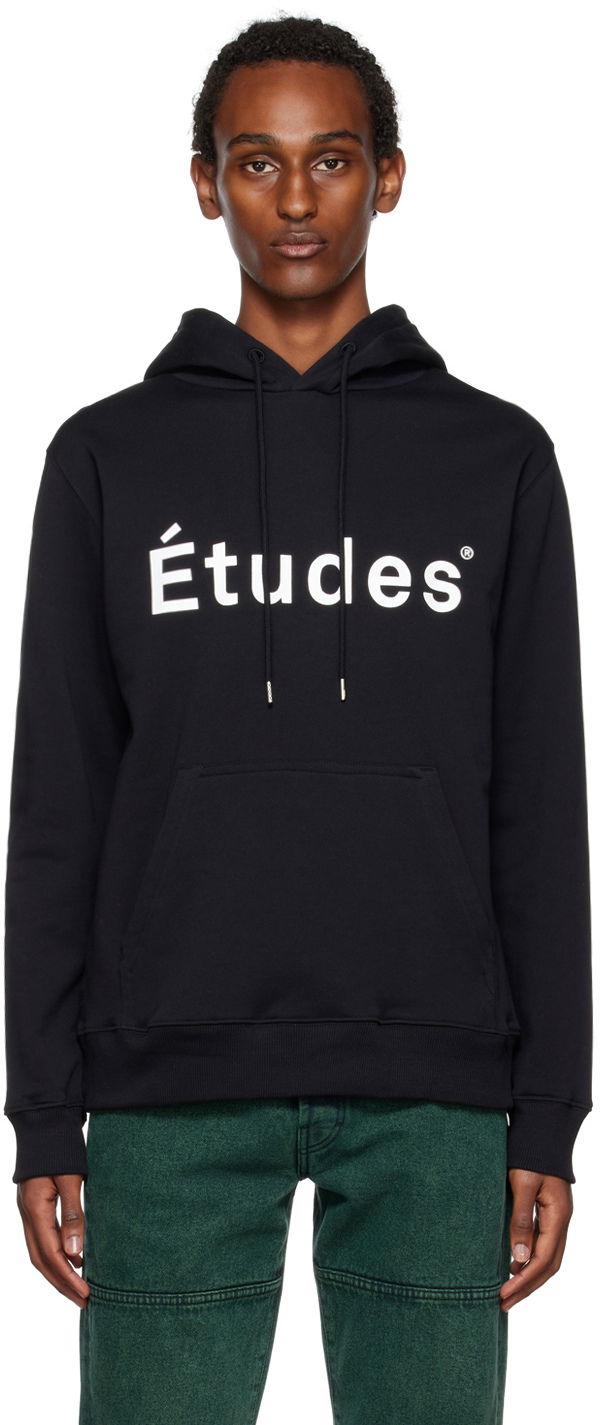 Суитчър Études Klein Logo Hoodie Черно | C00ME250OC16BK, 0