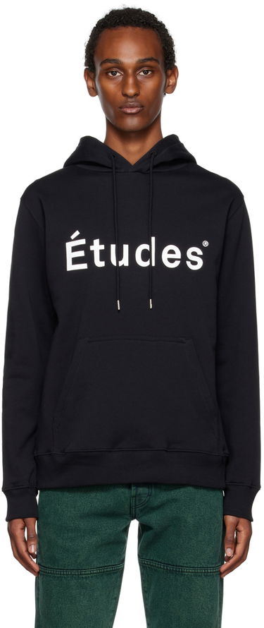 Суитчър Études Klein Logo Hoodie Черно | C00ME250OC16BK, 0