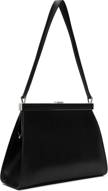 Дамска чанта Max Mara Biancaclasp Leather Frame Bag Черно | 2524516212600, 2