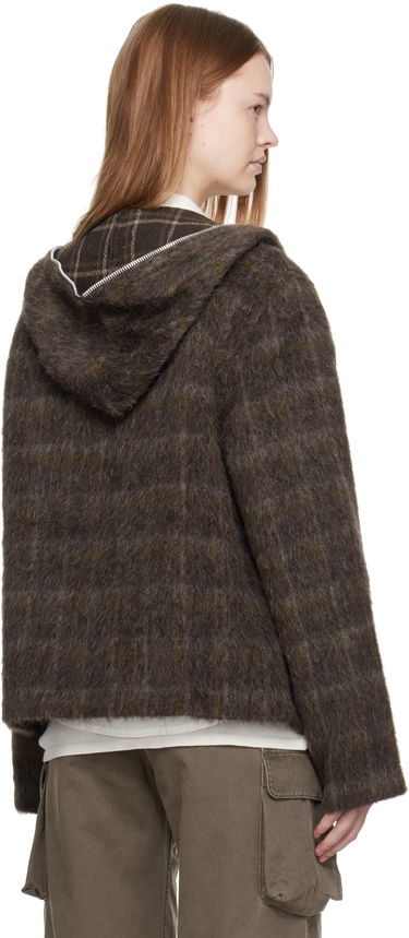 Суитчър OUR LEGACY Our Legacy Fuzzy Full Zip Hoodie Кафяво | W4256FD, 2