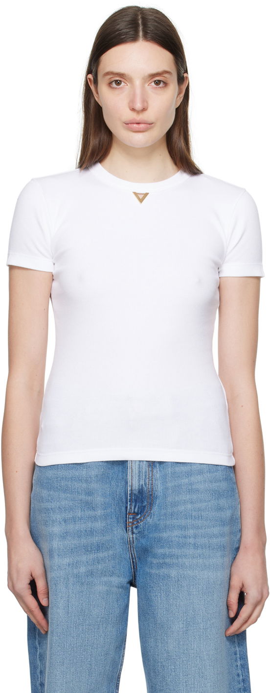 Тениска Valentino Hardware T-Shirt Бяло | 4B3MG22B8GF, 0