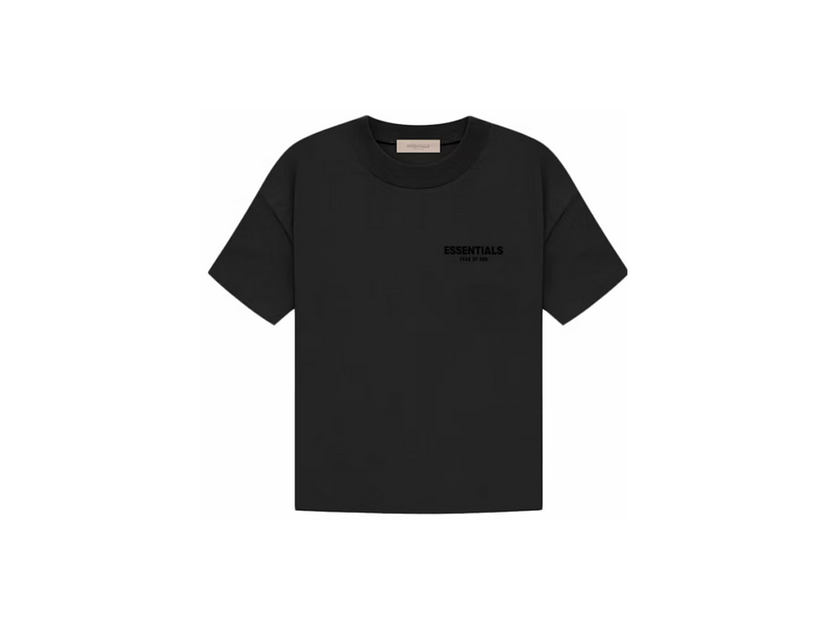 Тениска Fear of God Essentials S22 T-shirt Black Limo Черно | 125BT212060F