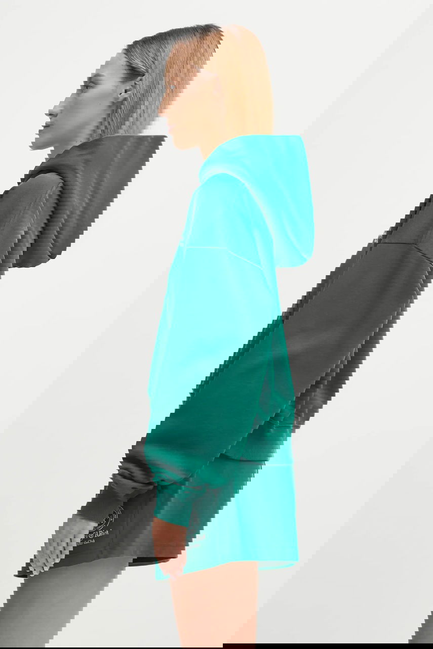 Суитчър Sporty & Rich Sporty & Rich Crown Tennis Embroidered Cropped Hoodie Зелено | ST074621426GR03, 1