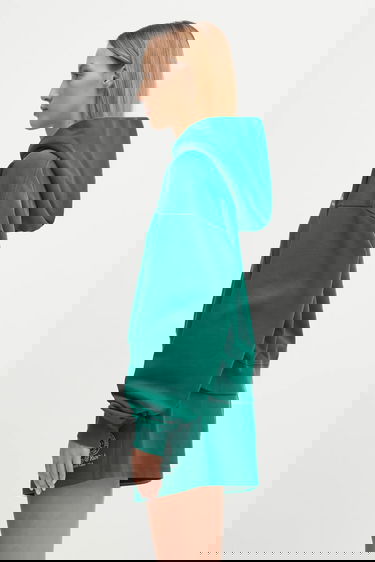 Суитчър Sporty & Rich Sporty & Rich Crown Tennis Embroidered Cropped Hoodie Зелено | ST074621426GR03, 1