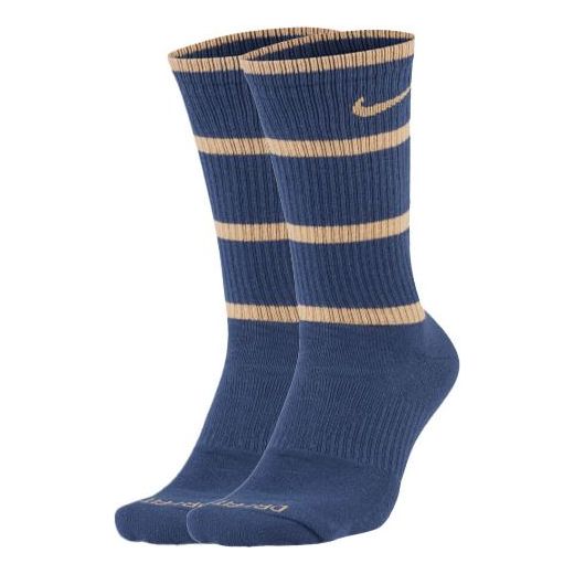 Чорапи Nike Everyday Plus Cushioned Logo Socks (2 Pairs) Синьо | DC3534-469, 0
