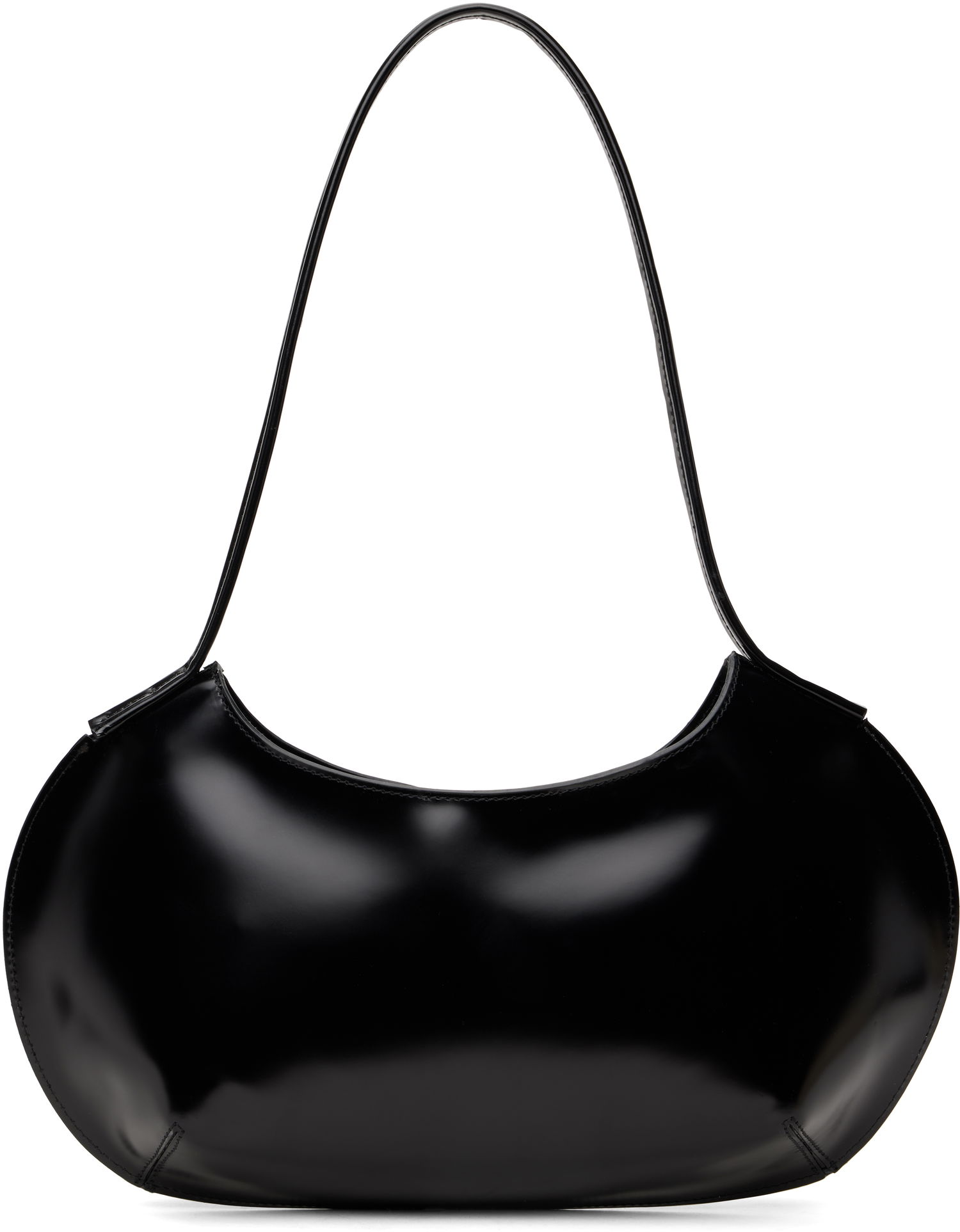 Чанта през рамо BY FAR BY FAR Horner Shoulder Bag Черно | MWBSB056CL017BK001PL, 0