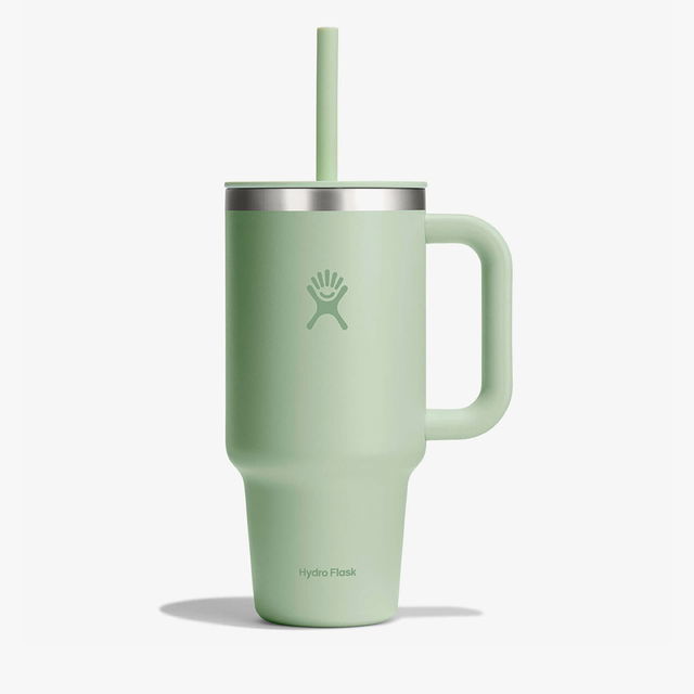 946ml Travel Tumbler with Handle and Straw Universal