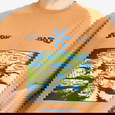 Тениска Brain Dead Information Age Occultism T-Shirt, Size Large, by Brain Dead Оранжево
 | BDP25TO00044-CUN, 5