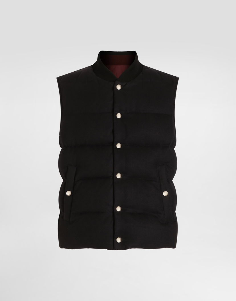 Жилетка Dolce & Gabbana Dolce & Gabbana Reversible Padded Vest Черно | G9BSPTFCTABS8031
