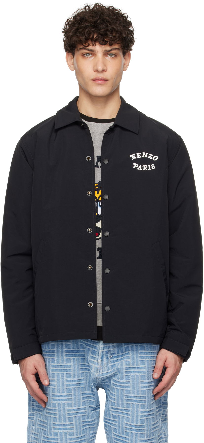 Ветровка KENZO VERDY Edition Heavy Coach Jacket Черно | FF55BL0629NG