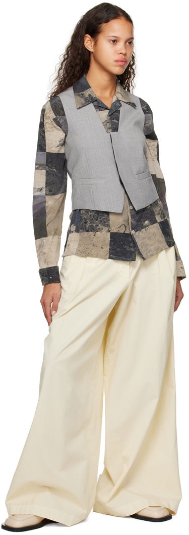 Риза Serapis Serapis Oil Sand Print Shirt Многоцветен | FW22_SS_2, 3