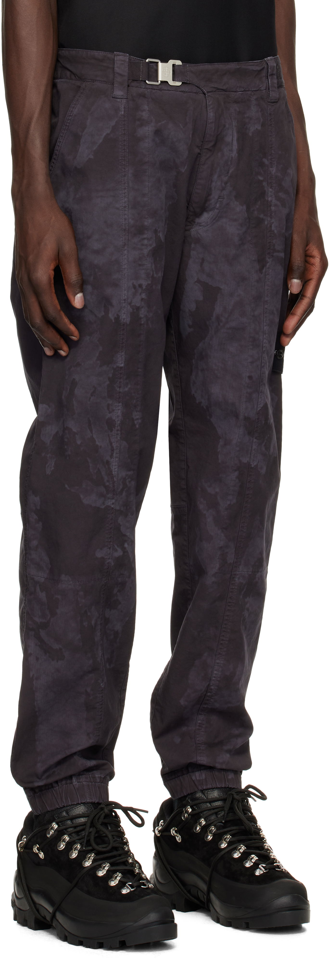 Карго панталони Stone Island Stone Island Broken Twill 'OLD' Effect Cargo Pants Черно | K1S15 3100007 S0B78, 1