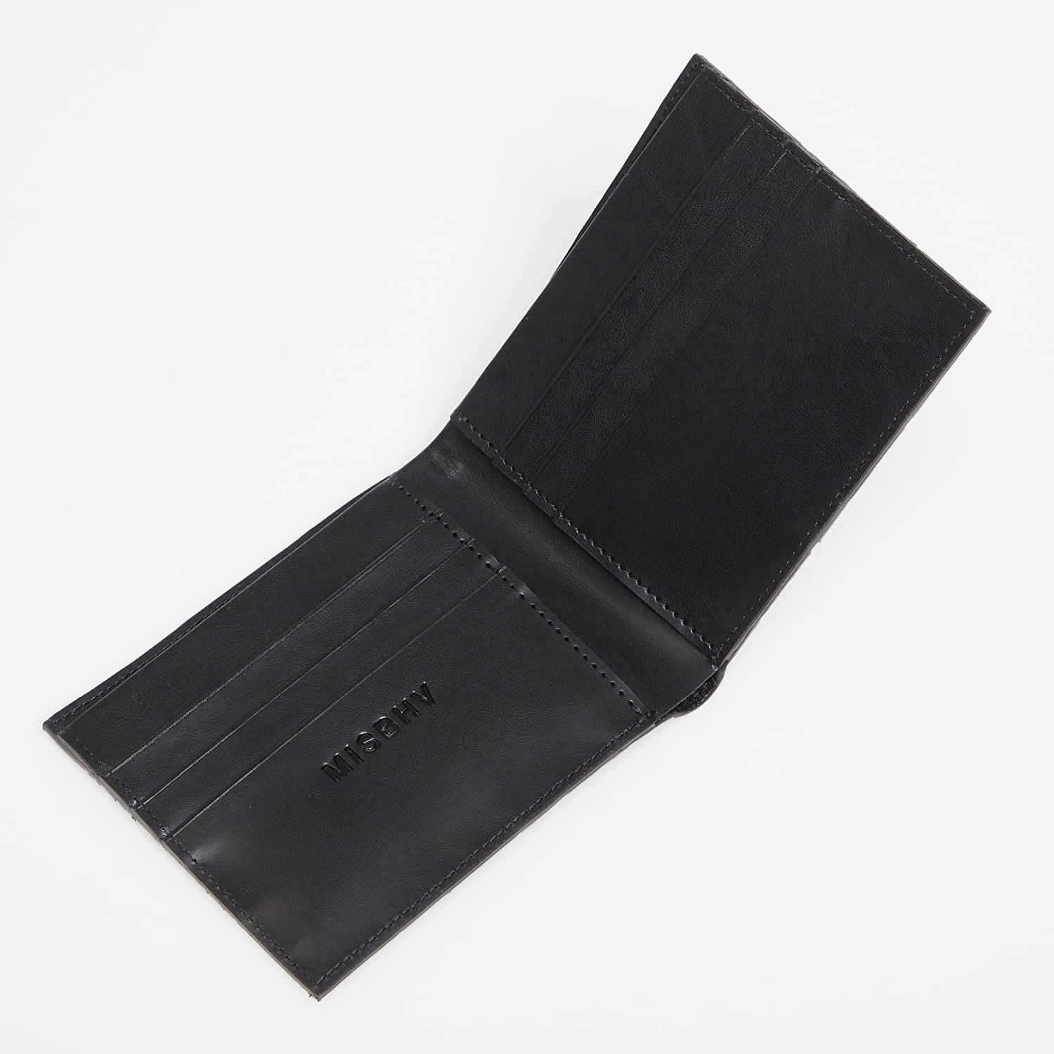 Портфейл MISBHV Embossed Monogram Bifold Wallet Черно | 3020A461, 1