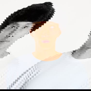 Шапка RIPNDIP RIPNDIP Astro Aviator Faux Fur Trapper Hat Черно | RNDFALL25153, 2