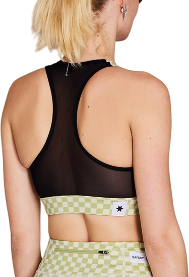 Сутиен Saysky Saysky Checker Combat Sports Bra Зелено | nwrsb30c1034, 1