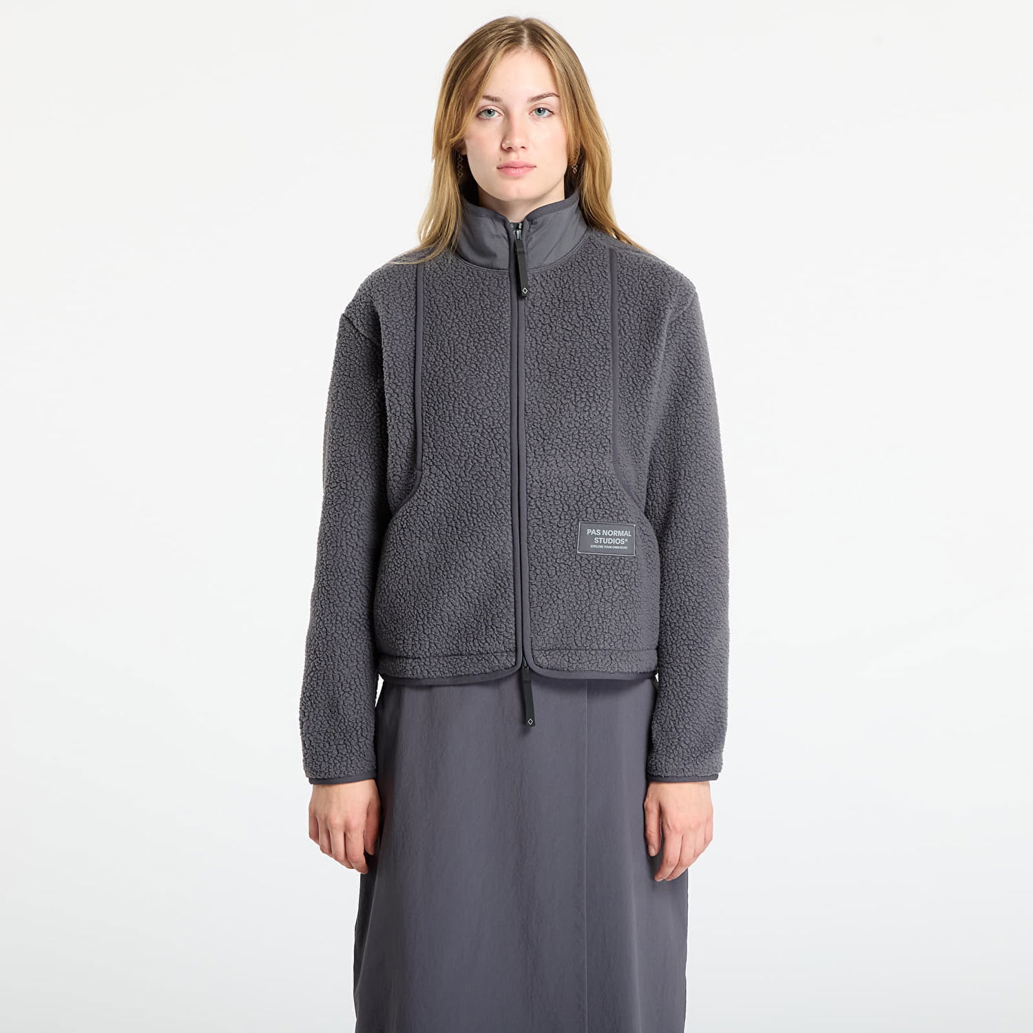 Яке Pas Normal Studios Pas Normal Studios Off-Race Pile Fleece Jacket Сиво | WH2005AO-830, 0