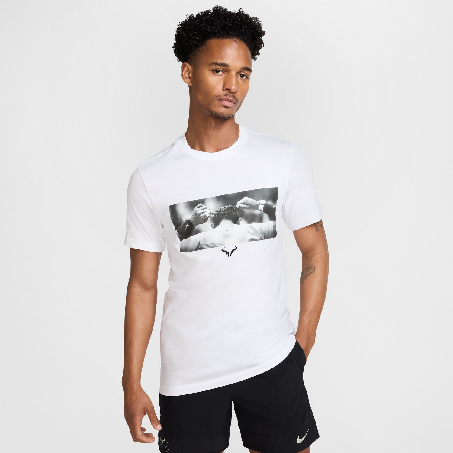 Тениска Nike Rafael Nadal Graphic Tennis T-Shirt Бяло | IM6054-100, 0