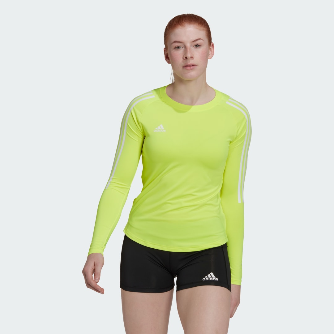 Фланелка adidas Performance HILO Long Sleeve Jersey Зелено | HR3716, 1