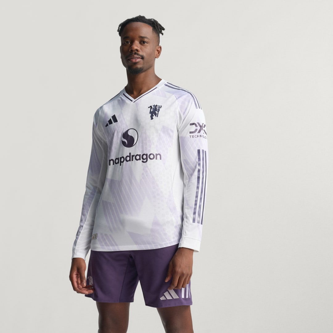 Фланелка adidas Performance Manchester United 25/26 Away Long Sleeve Jersey Бяло | JP3023, 0