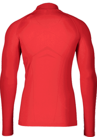 Тениска Odlo Odlo Performance Fundamentals Light Turtle Neck Long Sleeve Underwear Shirt Червено | 197452-36100, 1