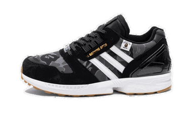 Кецове и обувки adidas Originals BAPE x Undefeated x ZX 8000 ''A-ZX Series - Black Camo'' Черно | FY8853, 0