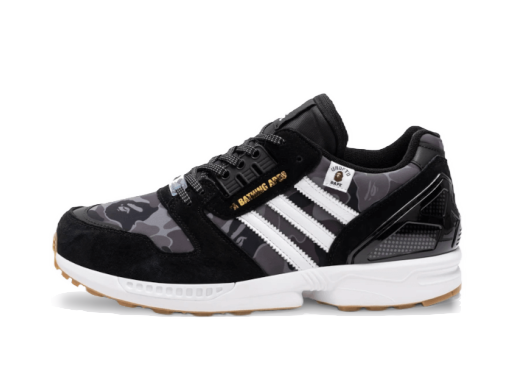 Кецове и обувки adidas Originals BAPE x Undefeated x ZX 8000 ''A-ZX Series - Black Camo'' Черно | FY8853