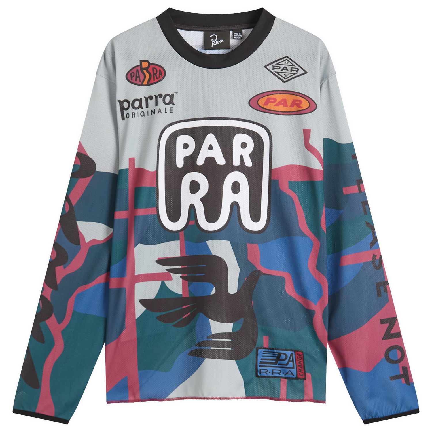 Тениска By Parra Parra Dirt Jumper Long Sleeve T-Shirt Многоцветен | 54135-GRY, 1