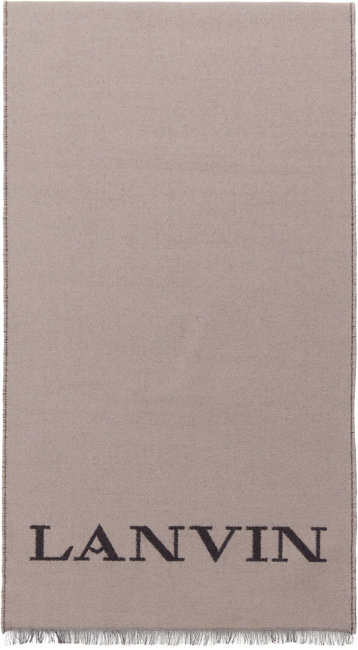 Шал LANVIN Lanvin Logo Woven Scarf Бежово | 6L3518 J6060, 0