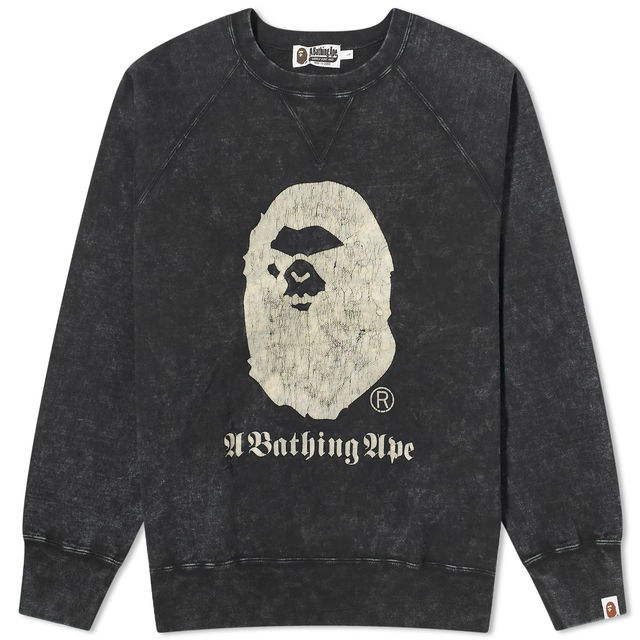 A Bathing Ape Overdye Crew Neck Sweatshirt