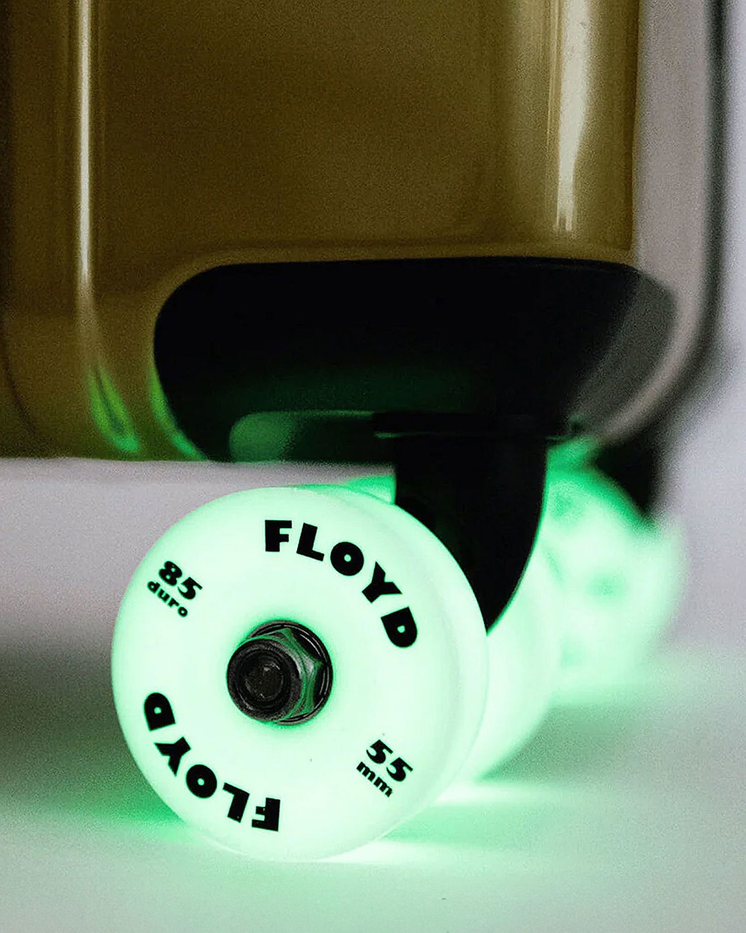 Спортна екипировка Floyd Glow-in-the-Dark Skate Wheels 55mm Зелено | FL1901-WH001, 1