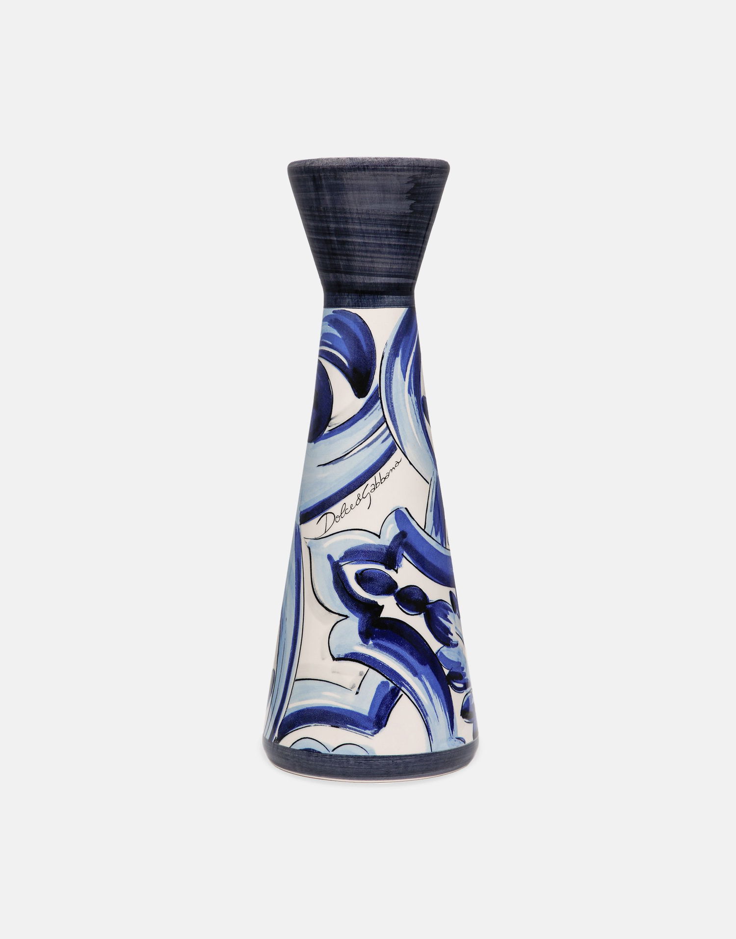 Домашен декор Dolce & Gabbana Dolce & Gabbana Ceramic Candle Holder Синьо | TCC187TCACDUB001, 0